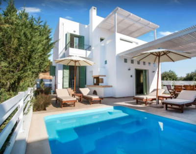 Luxury Holiday Villa Rental in Rhodes – Gennadi – sleeps 4 adults and 2 children